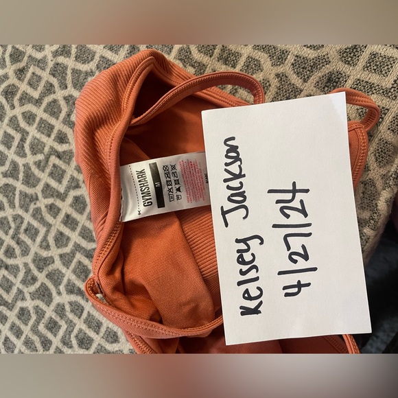 Orange Gymshark sports bra - Picture 3 of 3